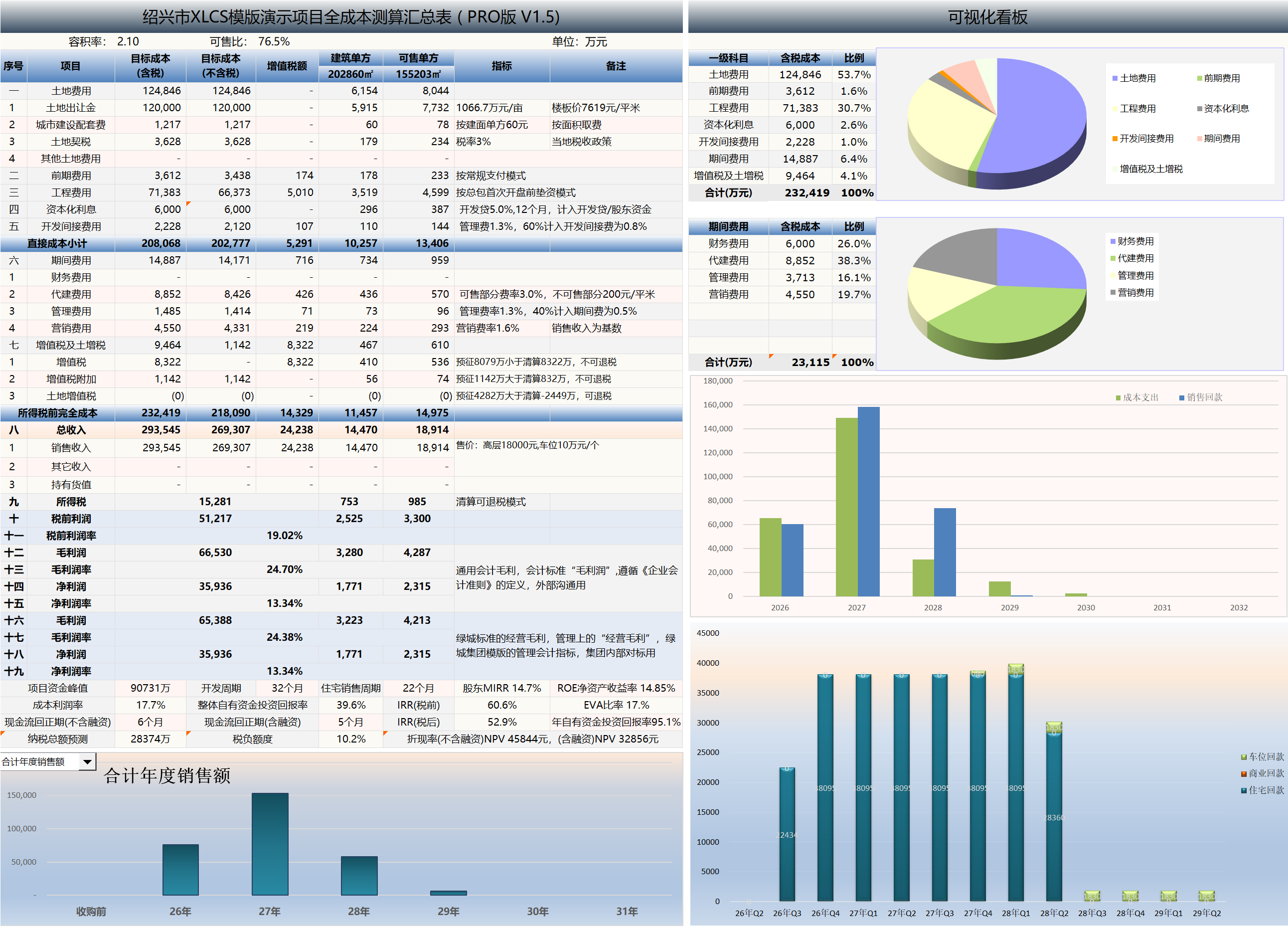 XLCS Xilv Project Full Cost Calculation Official Preview